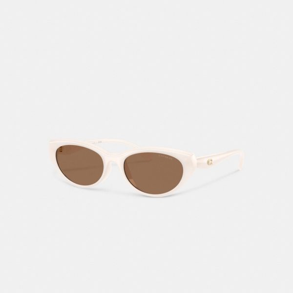 Coach C Hardware Oval Cat Eye Sunglasses - Preorder