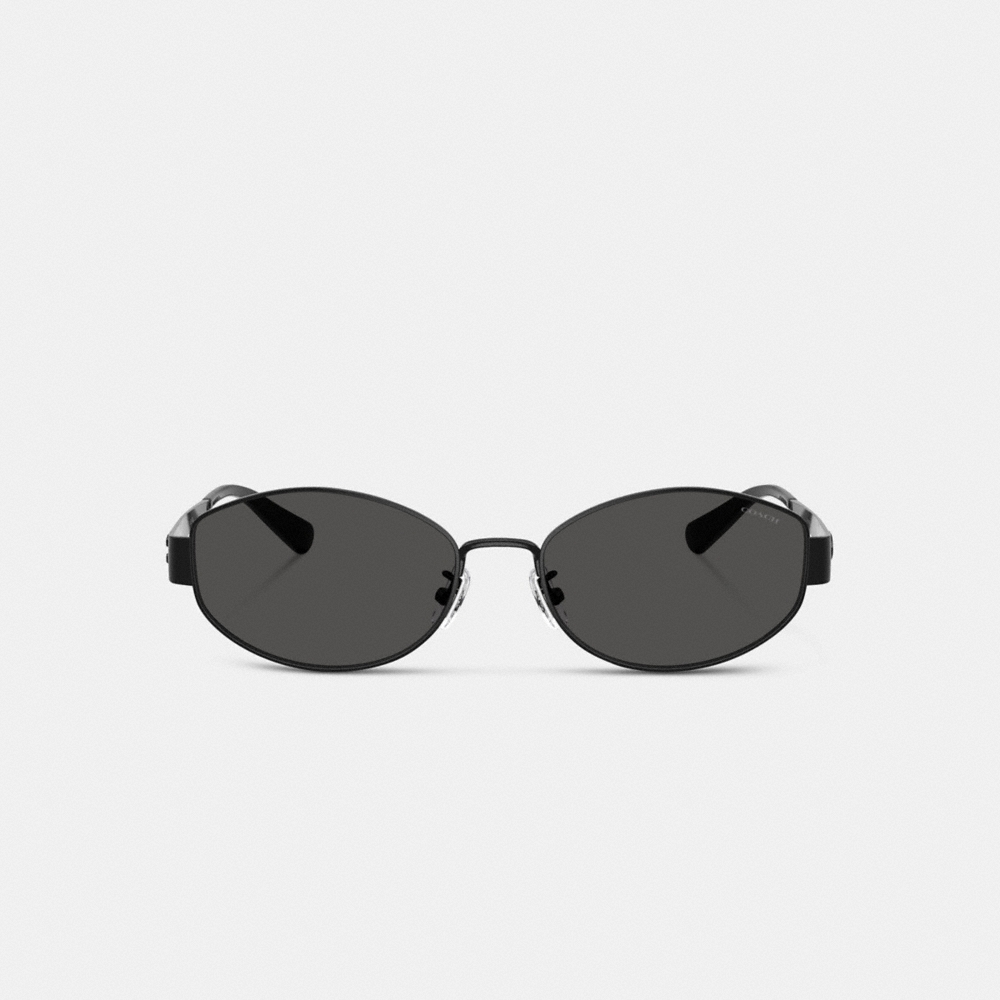 Coach C Hardware Metal Narrow Oval Sunglasses - Preorder