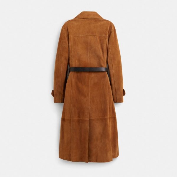 Coach Custom Suede Trench Coat - Preorder
