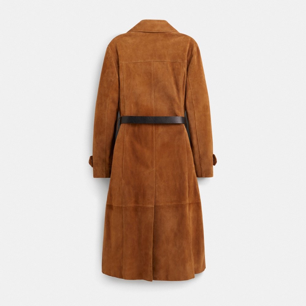 Coach Custom Suede Trench Coat - Preorder