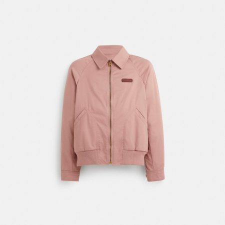 Coach Restored Harrington Jacket - Preorder — Dusty Pink