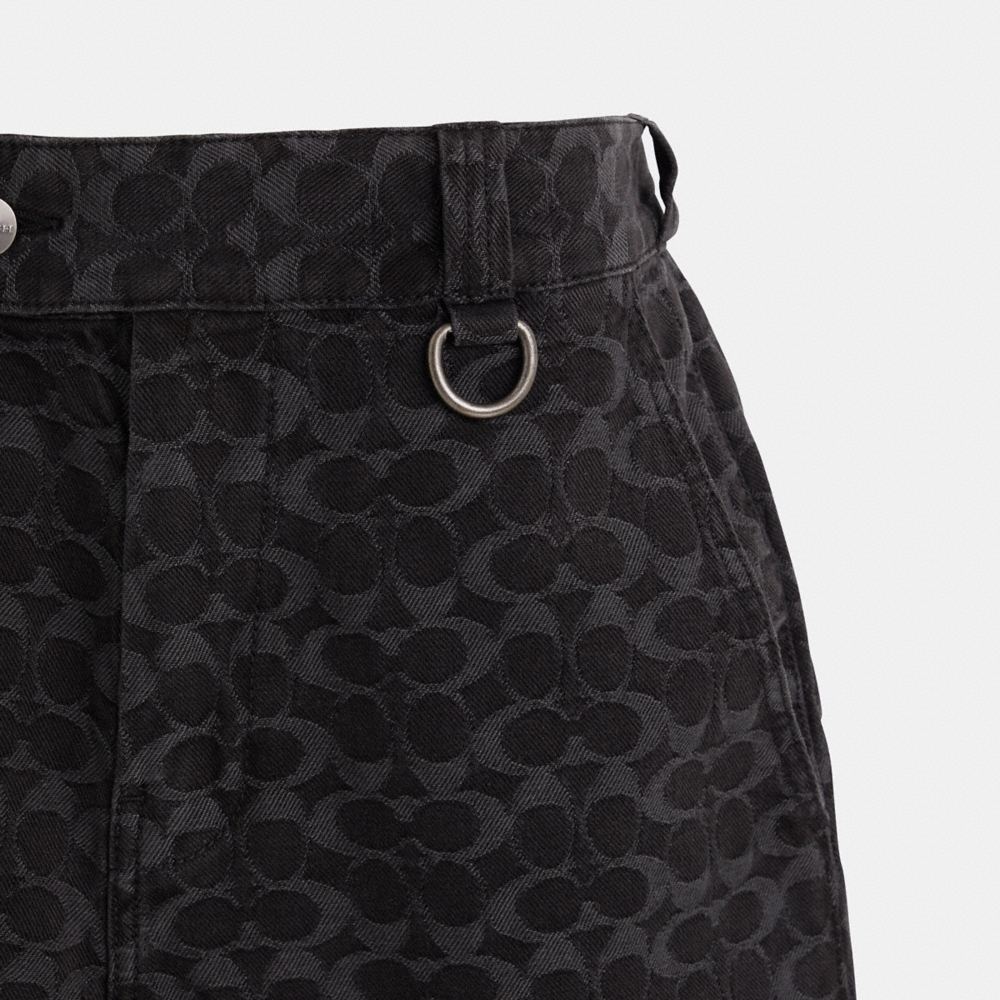 Coach Restored Signature Denim Shorts - Preorder