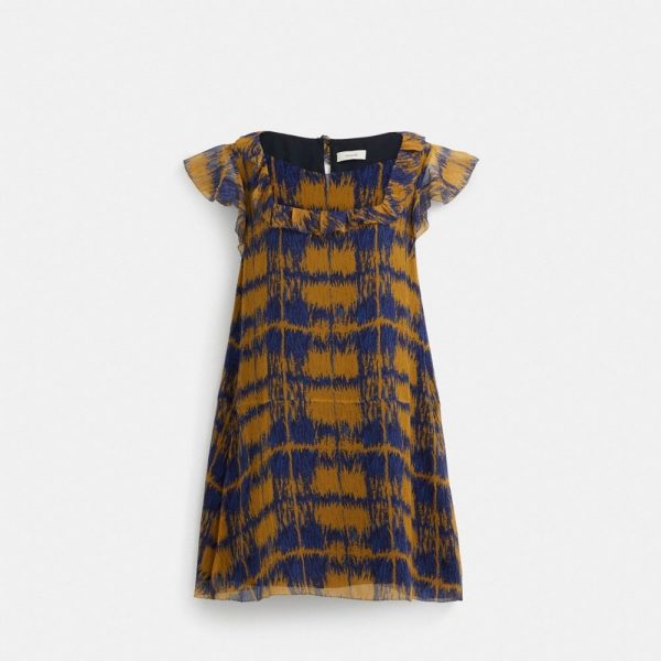 Coach Restored Plaid Mini Dress - Preorder