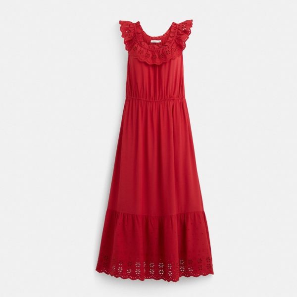 Coach Restored Sleeveless Ruffle Dress - Preorder