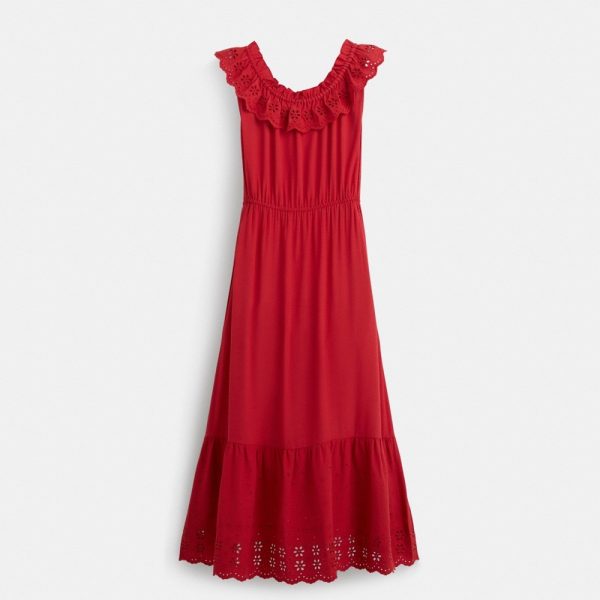 Coach Restored Sleeveless Ruffle Dress - Preorder