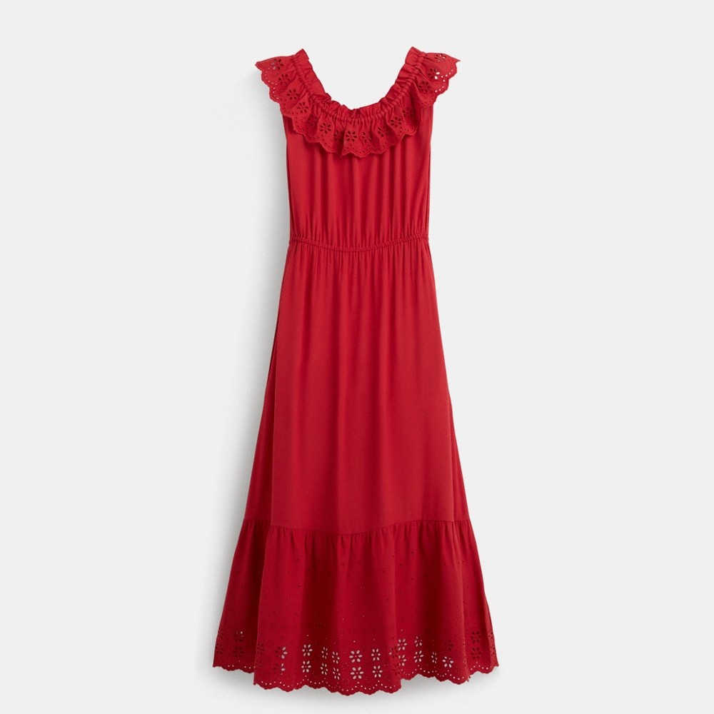 Coach Restored Sleeveless Ruffle Dress - Preorder