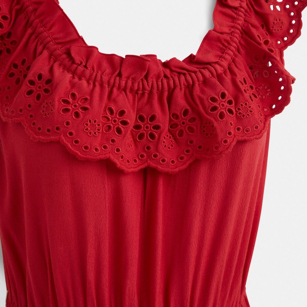 Coach Restored Sleeveless Ruffle Dress - Preorder