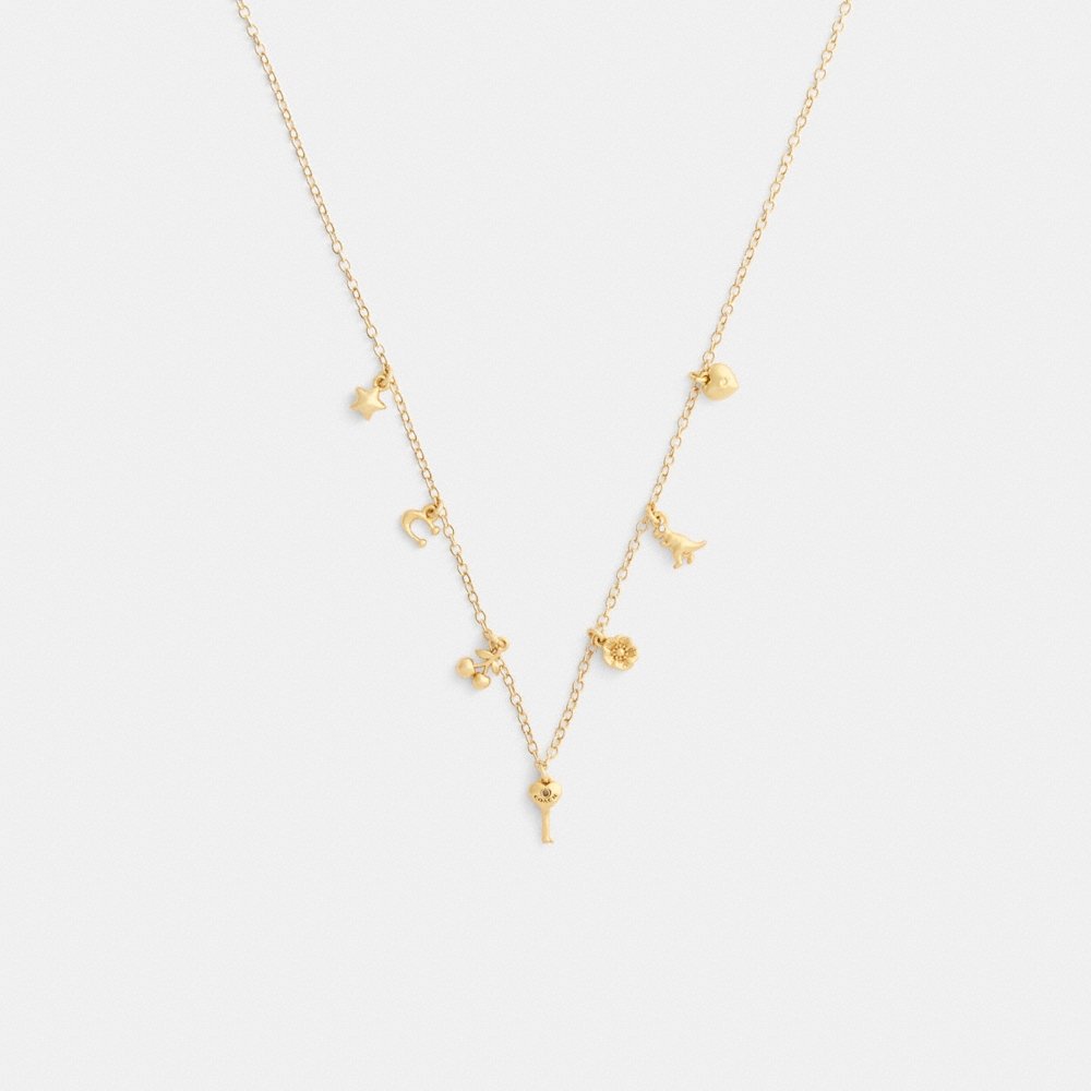 Coach Mini Icons Charm Necklace - Preorder