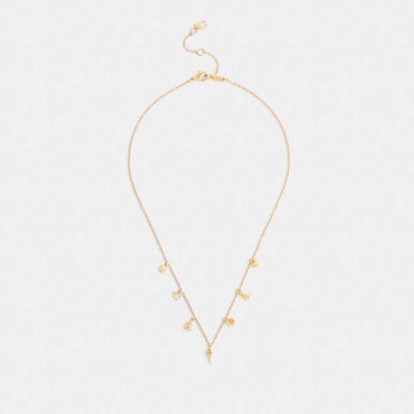 Coach Mini Icons Charm Necklace - Preorder