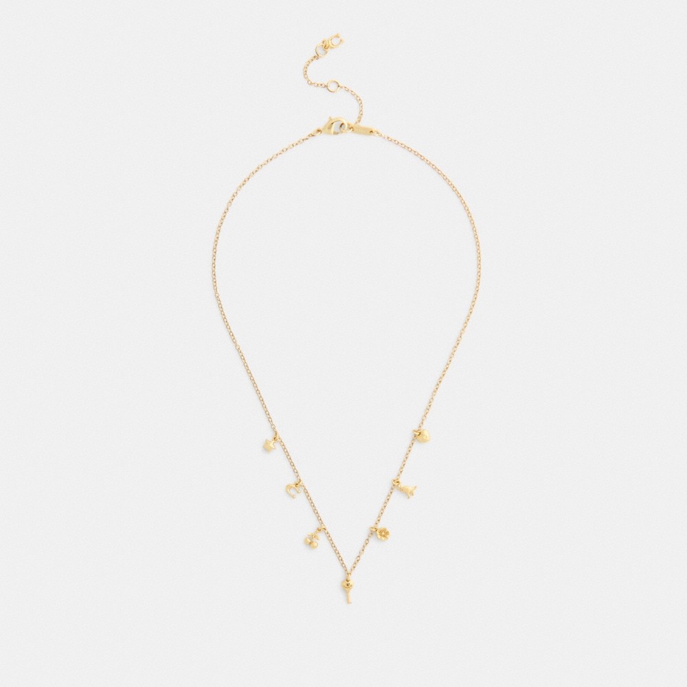 Coach Mini Icons Charm Necklace - Preorder