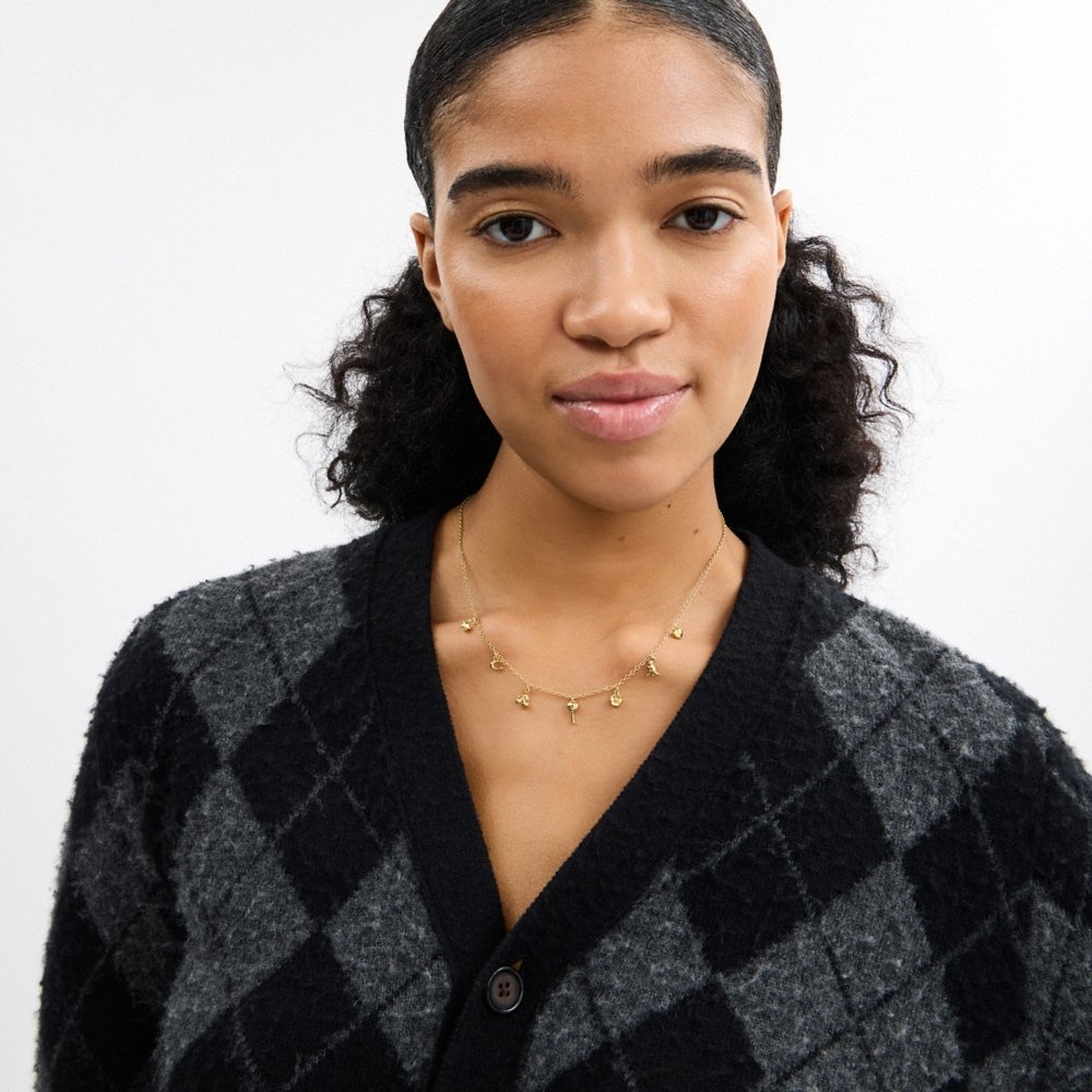 Coach Mini Icons Charm Necklace - Preorder