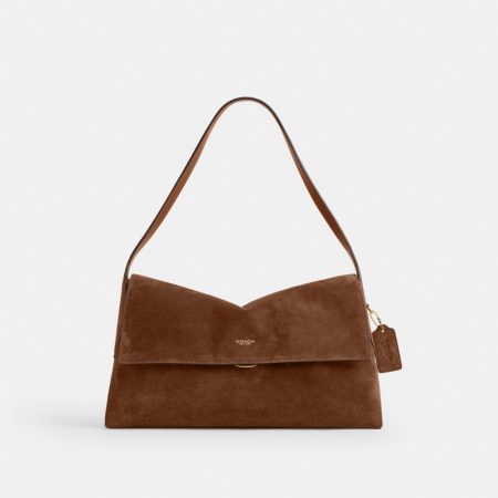 Coach Chelsea Shoulder Bag 36 - Preorder — Brass/Warm Brown