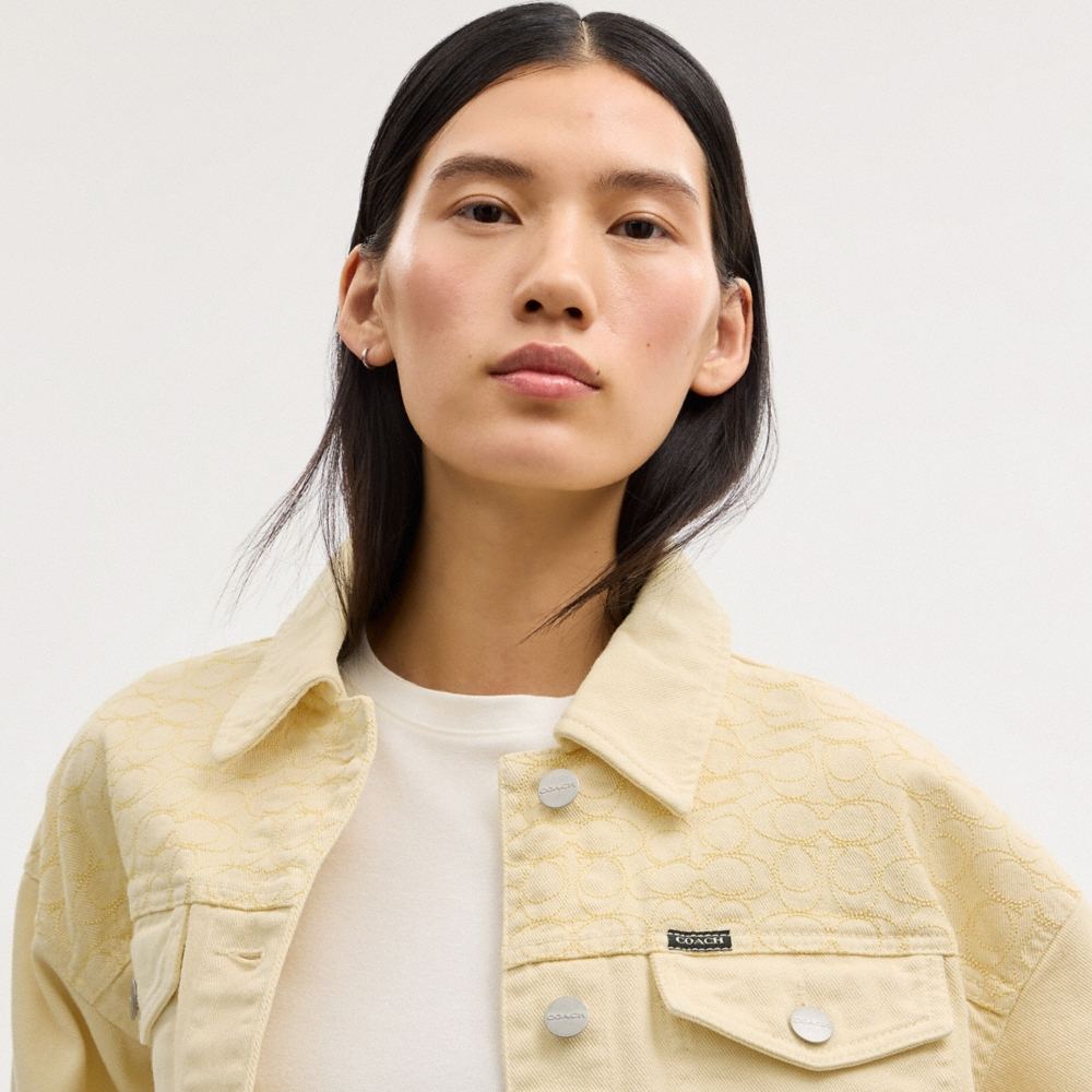 Coach Outlet Garment Dyed Denim Jacket - Preorder