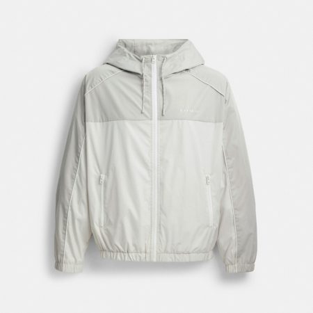 Coach Outlet Hooded Windbreaker - Preorder — Dove Multi