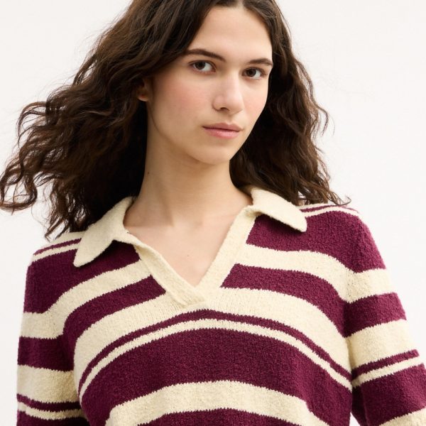 Coach Outlet Striped Knit Polo - Preorder