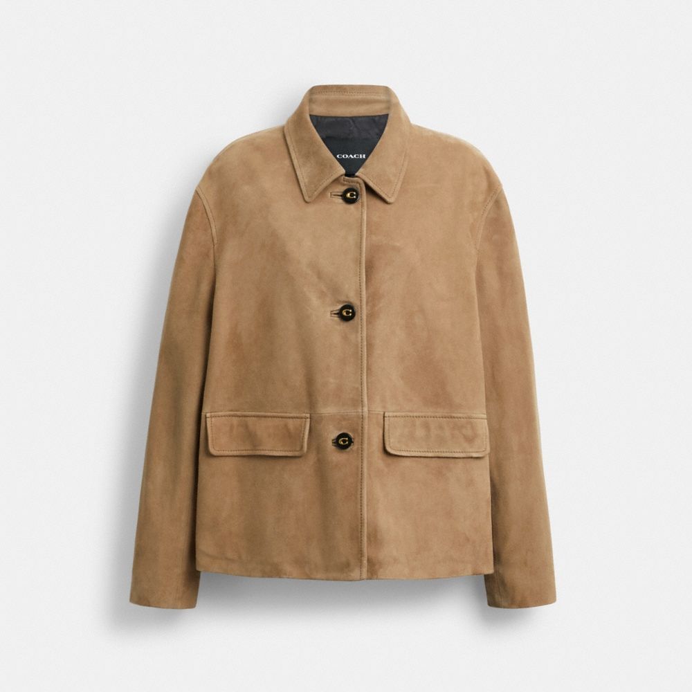Coach Outlet Suede Coat - Preorder