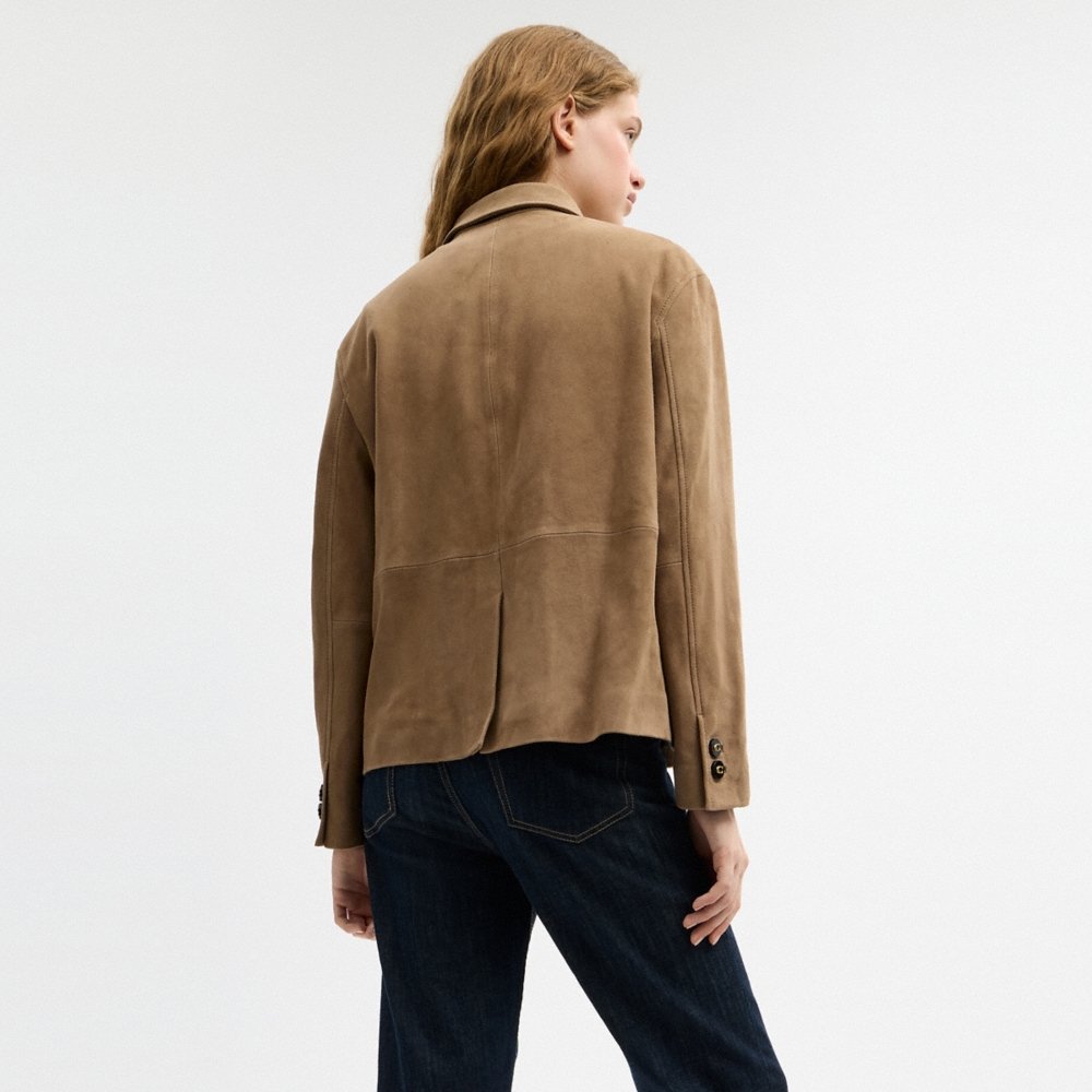 Coach Outlet Suede Coat - Preorder - Image 3