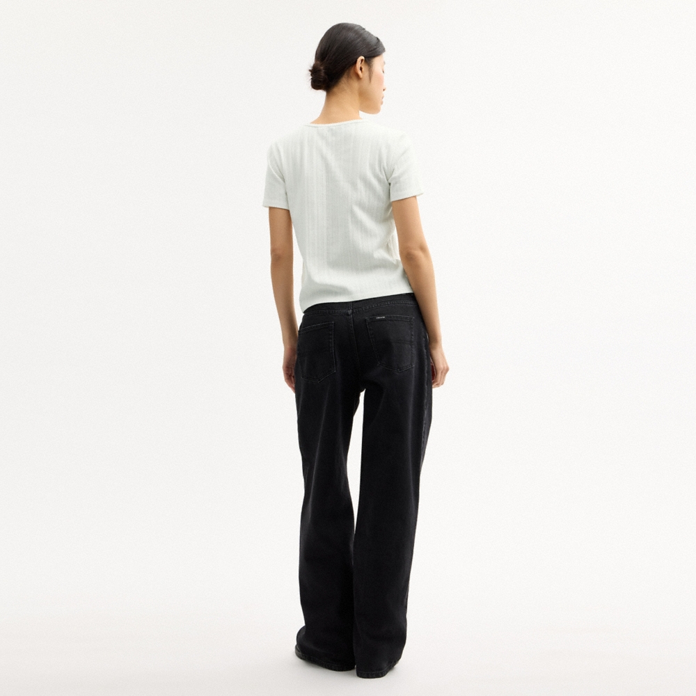 Coach Outlet Pointelle T-Shirt - Preorder