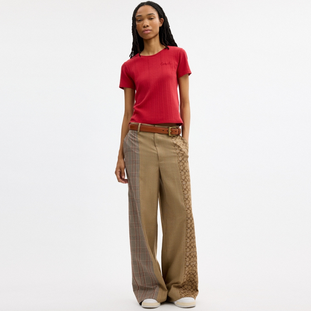 Coach Outlet Pointelle T-Shirt - Preorder