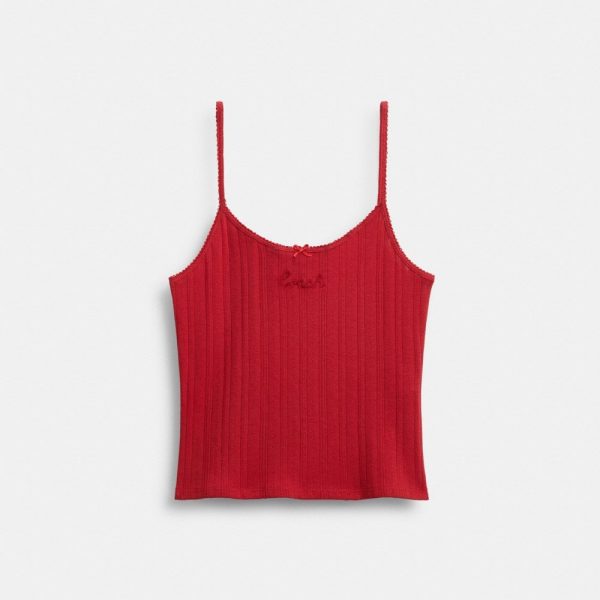 Coach Outlet Pointelle Tank - Preorder
