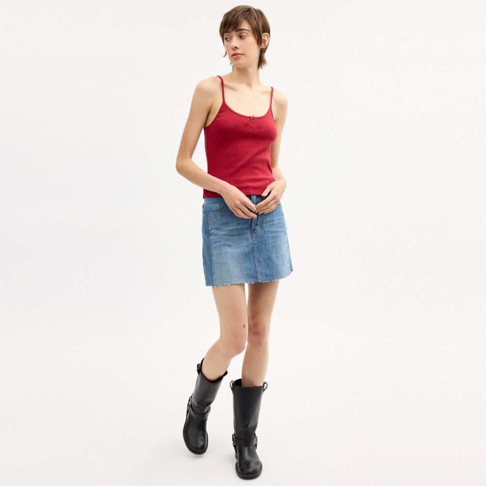Coach Outlet Pointelle Tank - Preorder