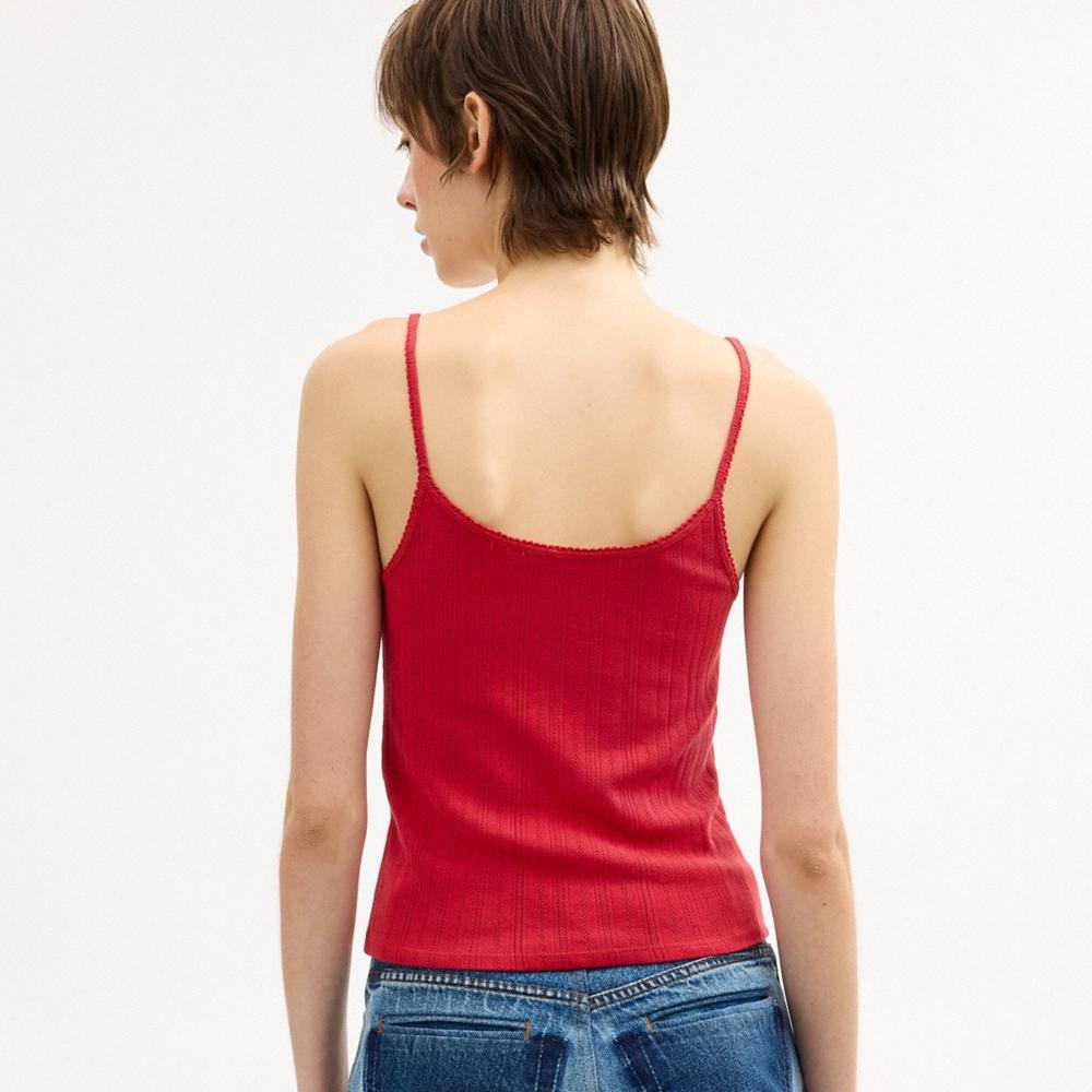 Coach Outlet Pointelle Tank - Preorder