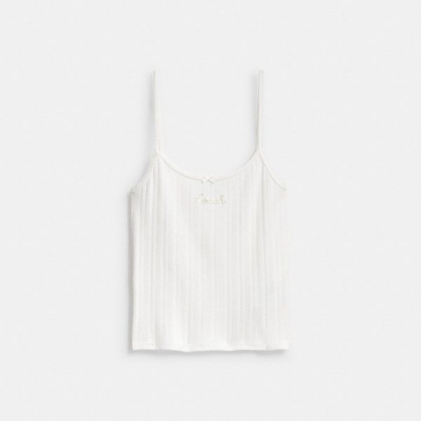 Coach Outlet Pointelle Tank - Preorder
