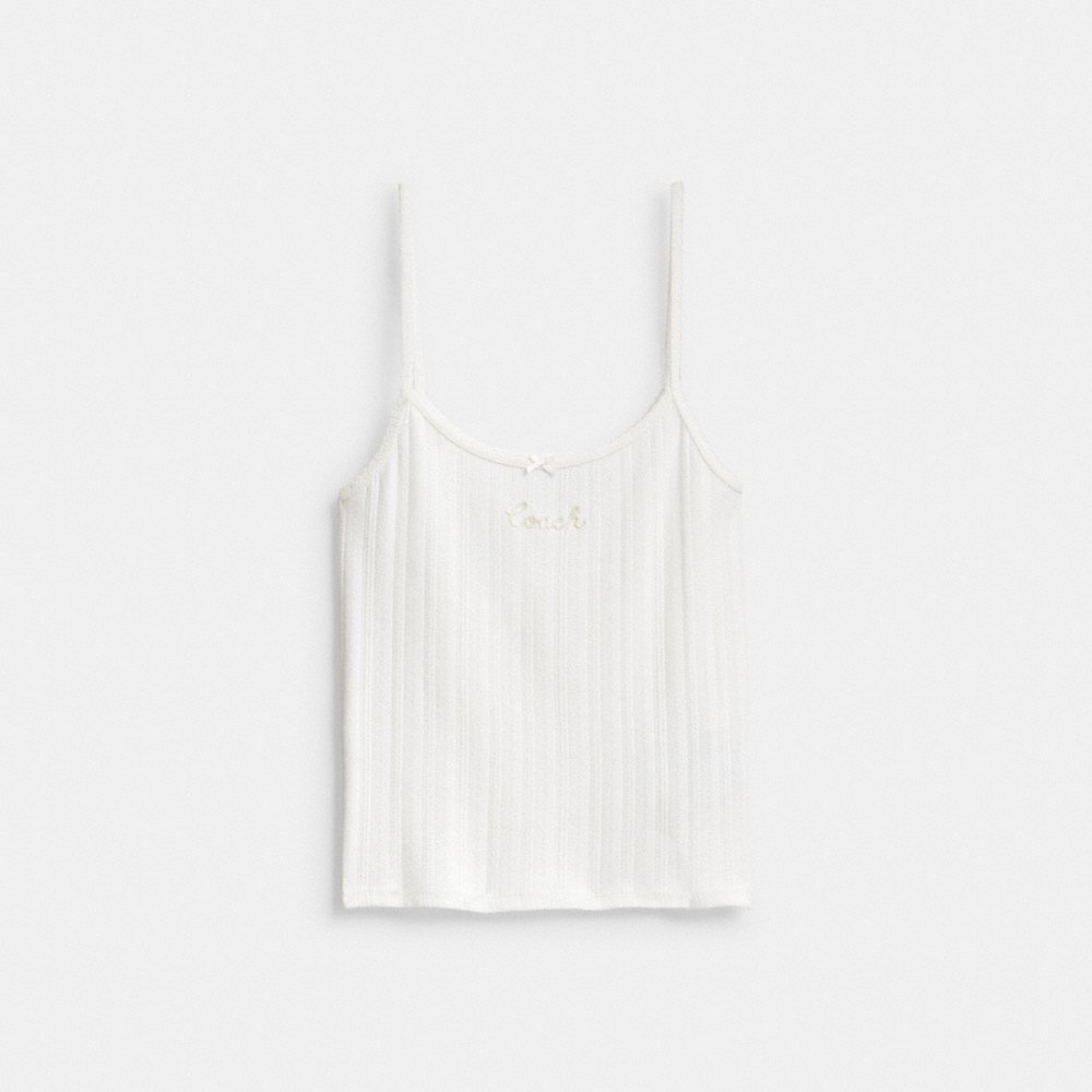 Coach Outlet Pointelle Tank - Preorder