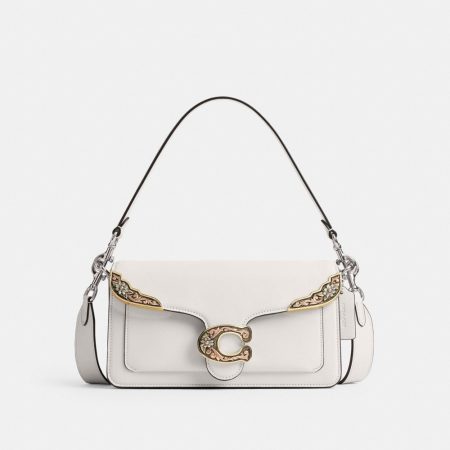 Coach Tabby Shoulder Bag 26 With American Craft Buckle - Preorder — Light Antique Nickel/Chalk