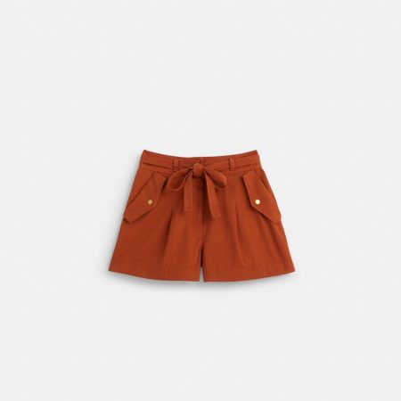 Coach Restored Garment-Dyed Shorts - Preorder — Rust