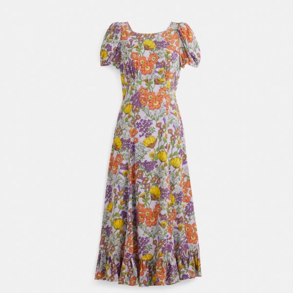 Coach Restored Floral Midi Dress - Preorder