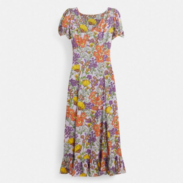 Coach Restored Floral Midi Dress - Preorder