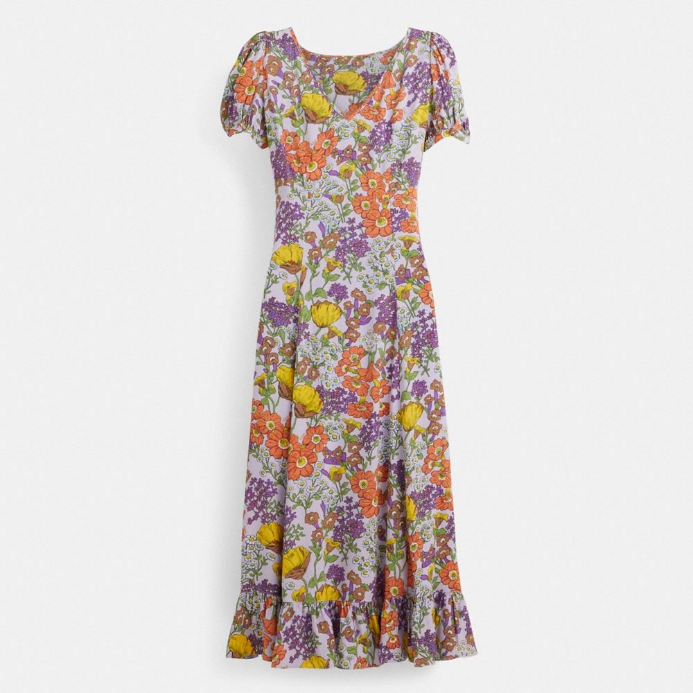 Coach Restored Floral Midi Dress - Preorder