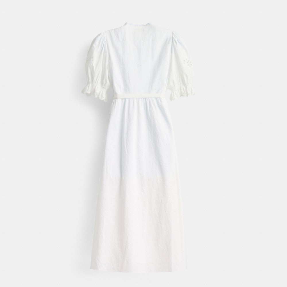Coach Restored Broderie Anglaise Wrap Dress - Preorder