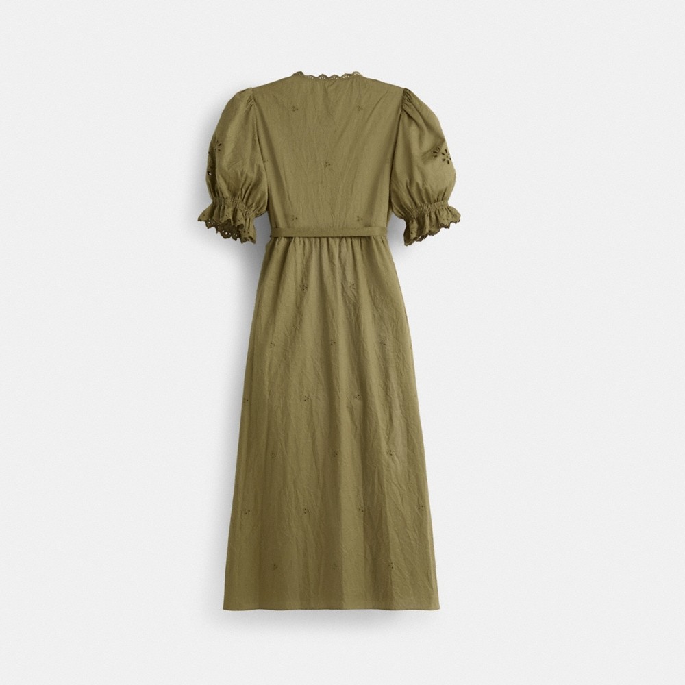 Coach Restored Broderie Anglaise Wrap Dress - Preorder