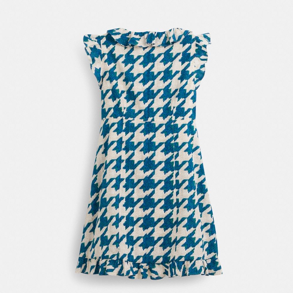 Coach Restored Printed Mid-Length Ruffle Dress - Preorder
