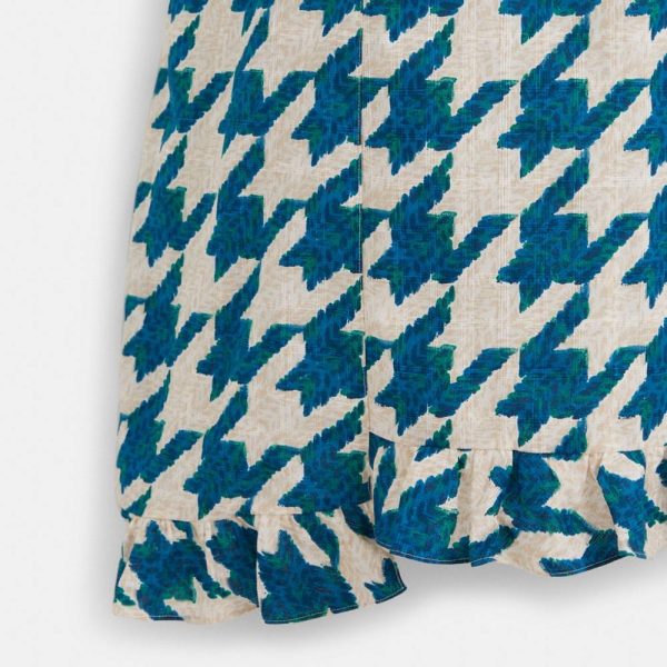 Coach Restored Printed Mid-Length Ruffle Dress - Preorder