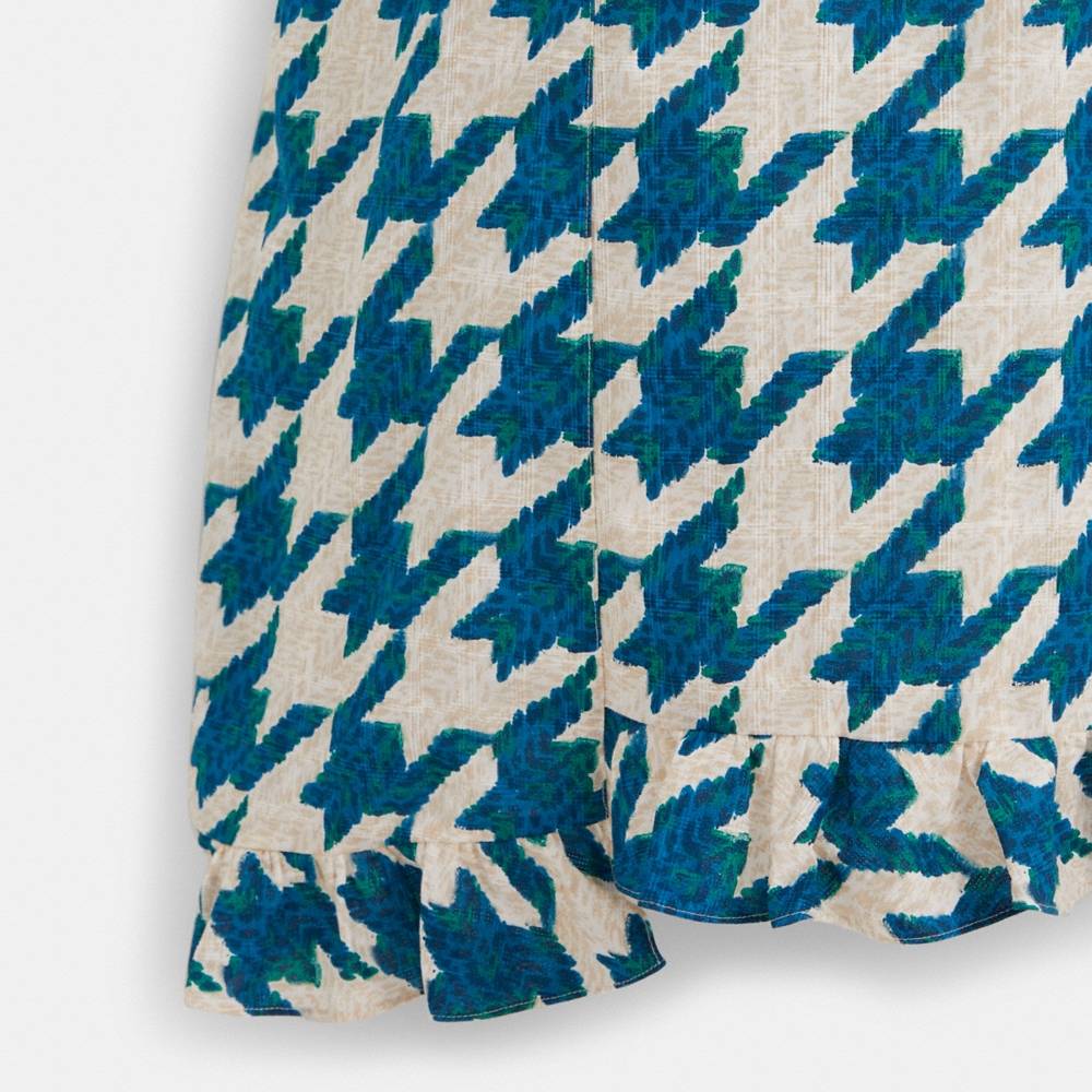 Coach Restored Printed Mid-Length Ruffle Dress - Preorder