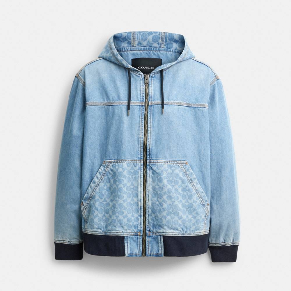 Coach Outlet Signature Denim Zip Jacket - Preorder
