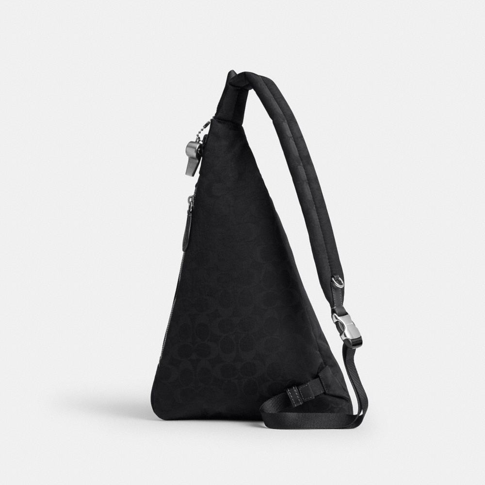 Coach Outlet Lachlan Sling In Signature Nylon - Preorder