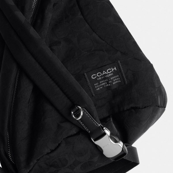 Coach Outlet Lachlan Sling In Signature Nylon - Preorder