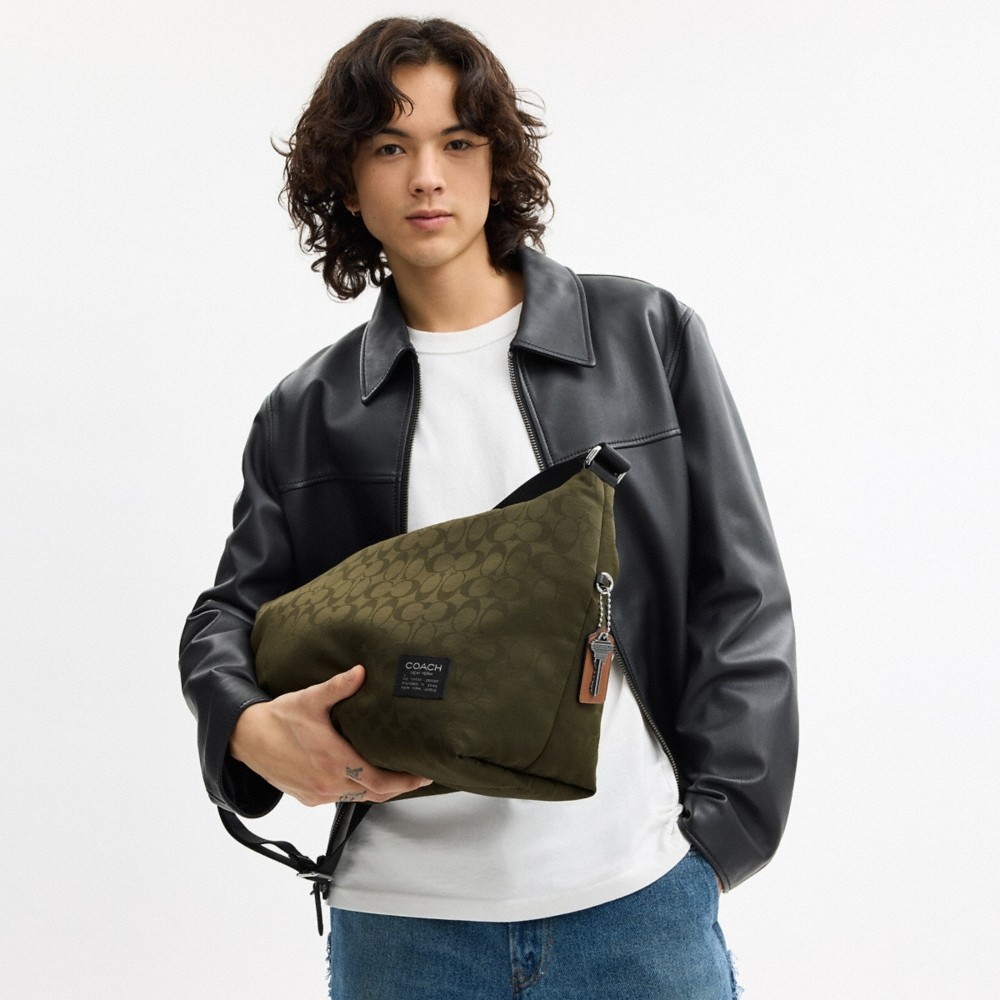 Coach Outlet Leo Crossbody In Signature Nylon - Preorder