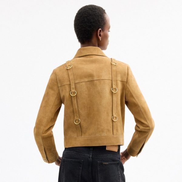 Coach Outlet Coach | Brain Dead Suede Strap Jacket - Preorder