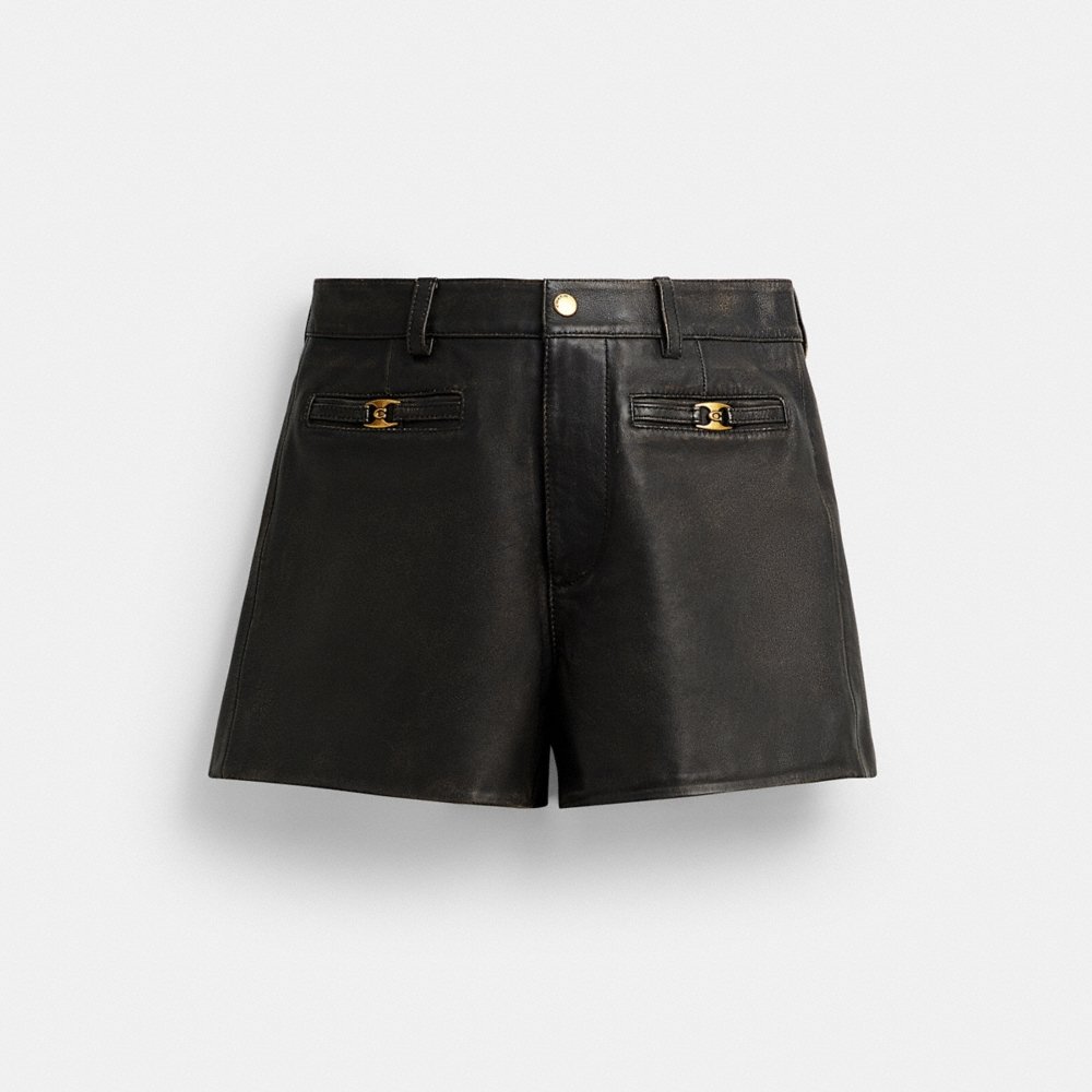 Coach Outlet Loved Leather Heritage C Shorts - Preorder