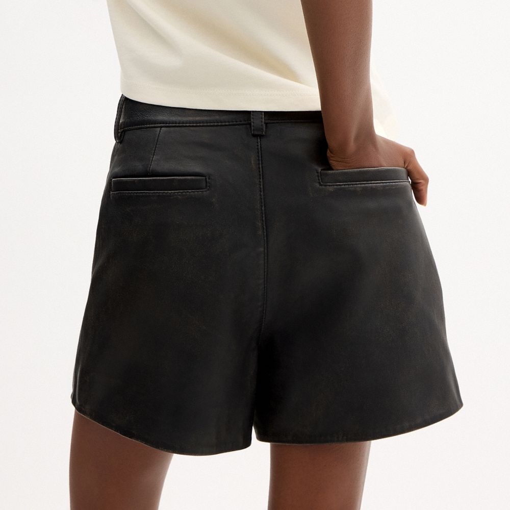 Coach Outlet Loved Leather Heritage C Shorts - Preorder
