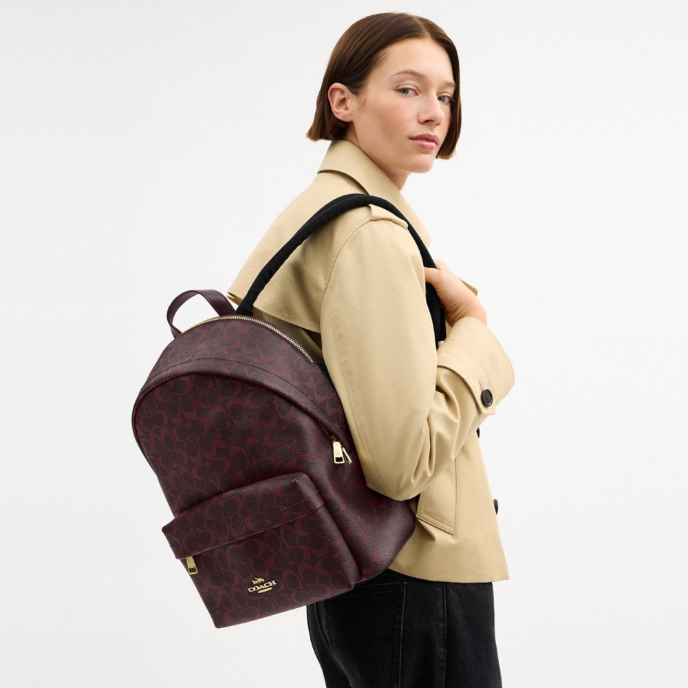 Coach Outlet Taylor Small Backpack In Signature Canvas - Preorder