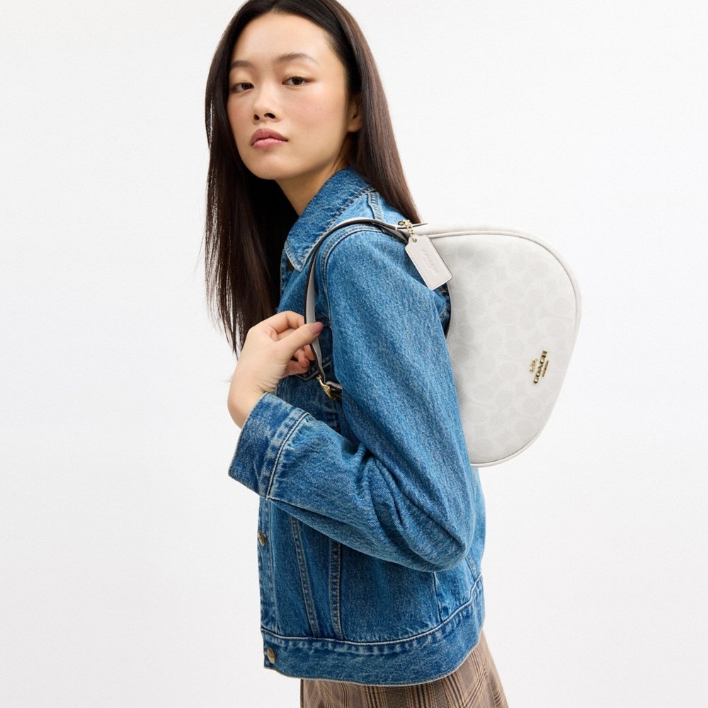 Coach Outlet Emily Shoulder Bag In Signature Canvas - Preorder