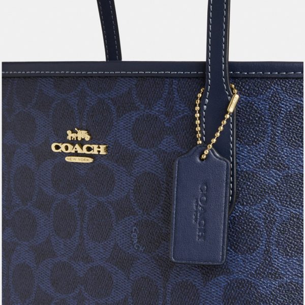 Coach Outlet Medium City Tote Bag In Signature Canvas - Preorder