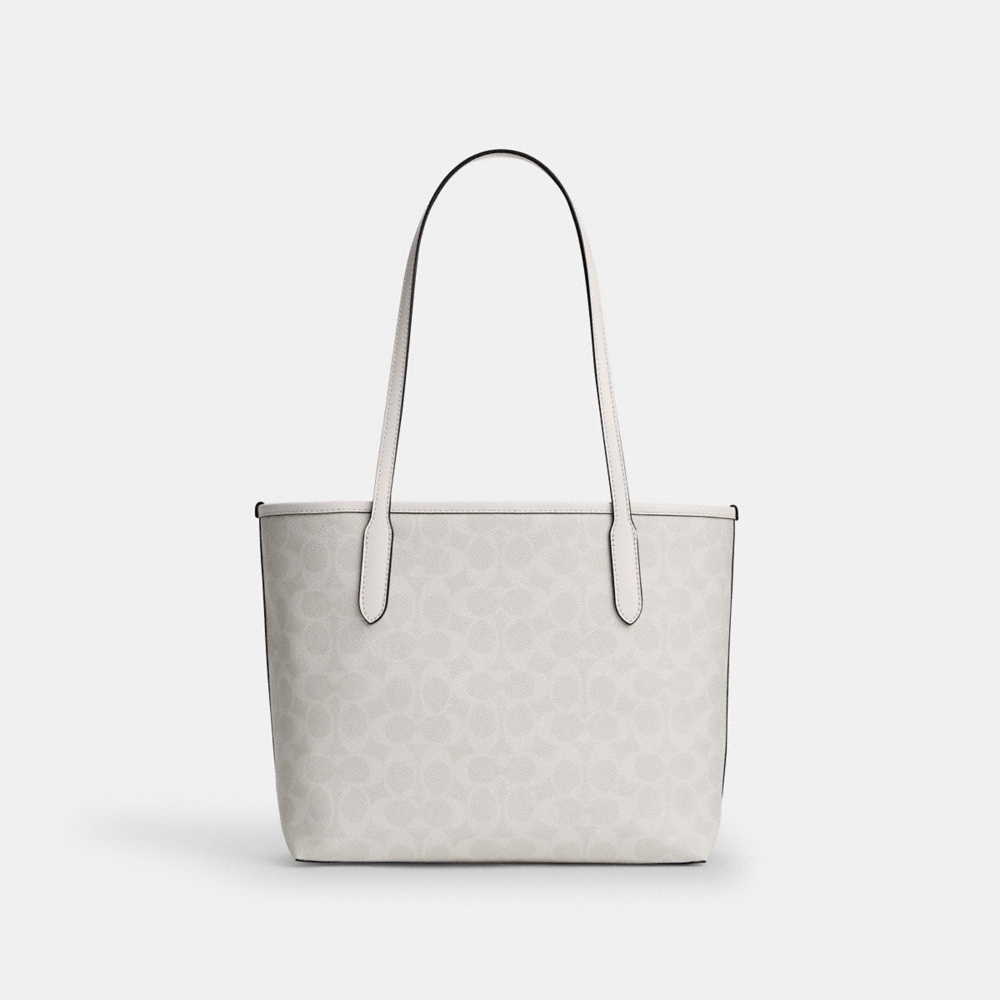 Coach Outlet Medium City Tote Bag In Signature Canvas - Preorder