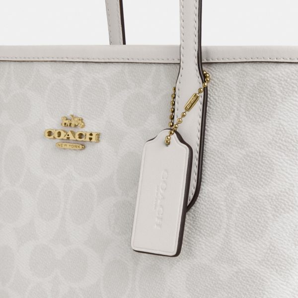 Coach Outlet Medium City Tote Bag In Signature Canvas - Preorder